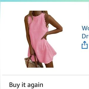 Amazon Pink Mini Dress
